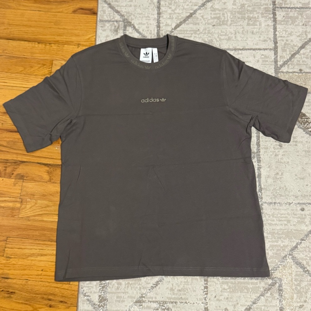 Adidas Men's Charcoal Short Sleeve Tee
